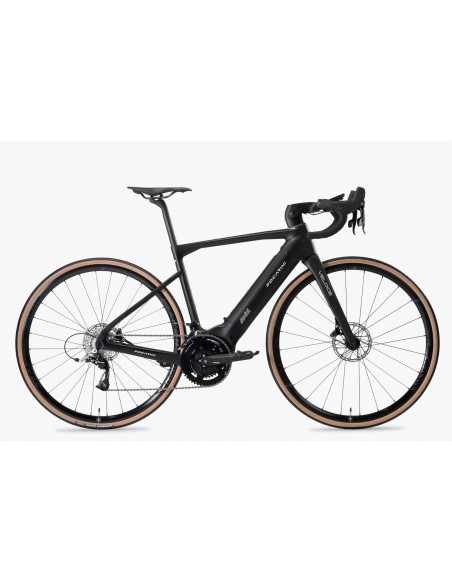BICI ELETTRICA DA CORSA IN CARBONIO Focarini Veloce BICICLETTA DA STRADA MOTORE POLINI Ep3+ Evo 75 Nm BATTERIA INTEGRATA 500WH