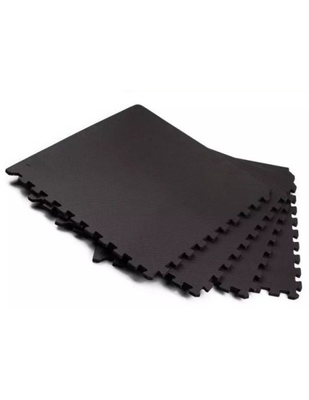 TAPPETINO COMPONIBILE 62x62x1,2 cm BLACK - SET 4 PEZZI TA5-B