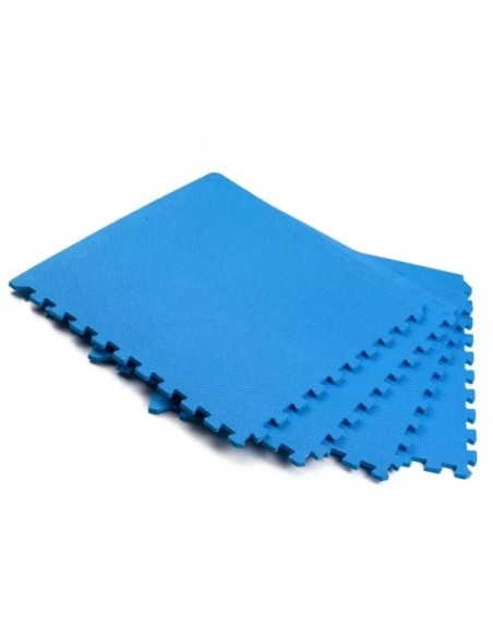 TAPPETINO COMPONIBILE 62x62x1,2 cm NAVY - SET 4 PEZZI TA5-N