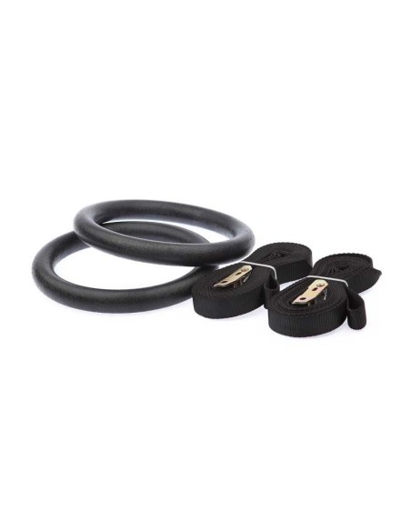 COPPIA ANELLI GINNICI CON CINGHIE REGOLABILI AG-ABS (MF551)