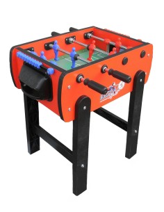 MINI Calciobalilla PER BAMBINI ROBERTO SPORT ROBY COLOR ROSSO DA INTERNO SENZA GETTONIERA