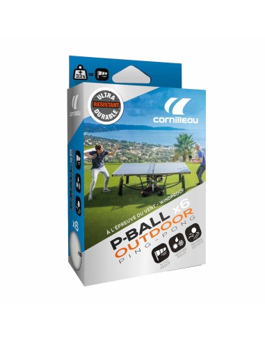 Palline P-BALL OUTDOOR Ultradurable bianche (6 pz) 350800
