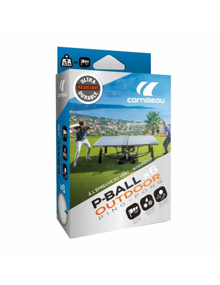 Palline P-BALL OUTDOOR Ultradurable bianche (6 pz) 350800