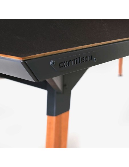 Tavolo Ping Pong ORIGIN Cornilleau - Nero - Superficie Grigio scuro 119402