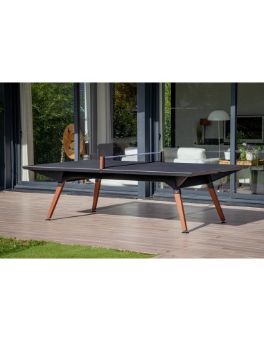 Tavolo Ping Pong ORIGIN Cornilleau - Nero - Superficie Grigio scuro 119402