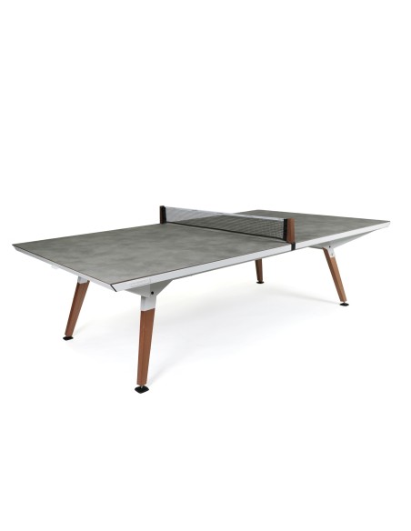 Tavolo Ping Pong ORIGIN Cornilleau - Bianco - Superficie Grigio Chiaro 119602