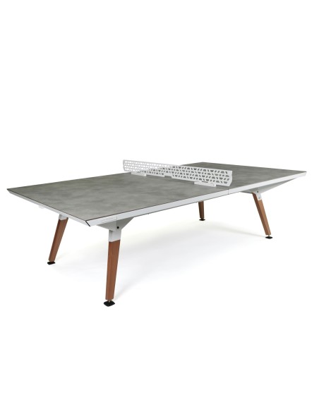 Tavolo Ping Pong ORIGIN Cornilleau - Bianco - Superficie Grigio Chiaro 119602