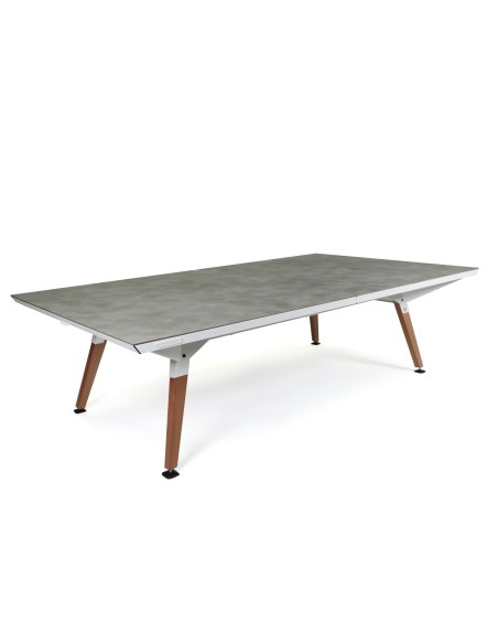 Tavolo Ping Pong ORIGIN Cornilleau - Bianco - Superficie Grigio Chiaro 119602