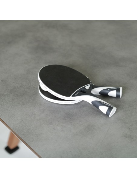 Tavolo Ping Pong ORIGIN Cornilleau - Bianco - Superficie Grigio Chiaro 119602