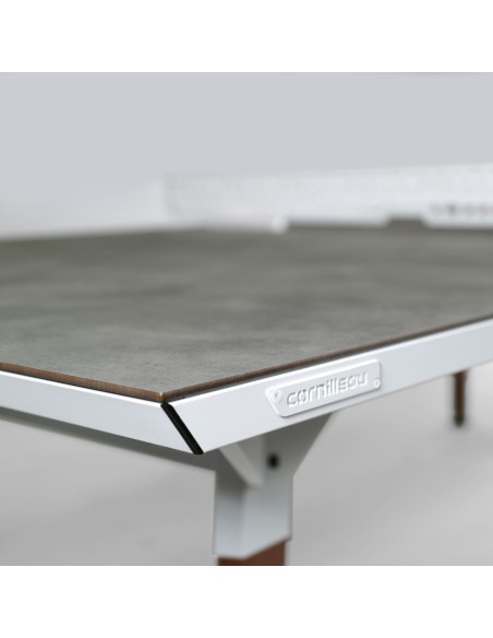 Tavolo Ping Pong ORIGIN Cornilleau - Bianco - Superficie Grigio Chiaro 119602