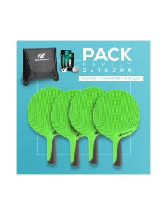 Set PREMIUM Pack OUTDOOR (Cover Premium & 4 racchette Tacteo 30 & 6 palline)