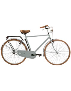 BICI MISURA 28 UOMO LINEA OLANDA RETRO LUSSO BICICLETTA CITY BIKE SENZA CAMBIO MANUBRIO ALLUMINIO COMPLETA DI ACCESSORI CON FILE