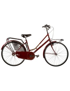 BICI DA RAGAZZA LINEA OLANDA BICICLETTA CITY BIKE OL24 SENZA CAMBIO 1V COMPLETA DI ACCESSORI CON LUCI A LED 2