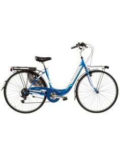BICI DA DONNA MISURA 26 X 1,38 LUSSO BICICLETTA LINEA VENERE CITY BIKE CON CAMBIO 6V COMPLETA DI ACCESSORI CON LUCI A LED 2