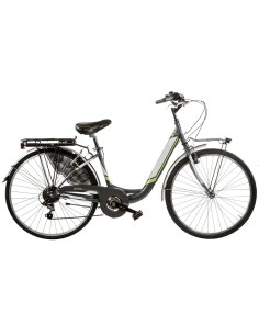 BICI DA DONNA MISURA 26 X 1,75 BICICLETTA LINEA VENERE CITY BIKE CON CAMBIO 6V COMPLETA DI ACCESSORI CON LUCI A LED 2
