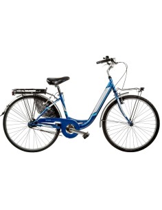 BICI DA DONNA MISURA 26 X 1,38 LUSSO BICICLETTA LINEA VENERE CITY BIKE SENZA CAMBIO 1V COMPLETA DI ACCESSORI CON LUCI A LED 2