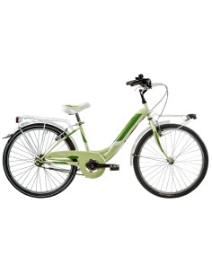 BICI DA BAMBINA LINEA VENERE BIMBA MISURA 24 SENZA CAMBIO 1V BICICLETTA DA RAGAZZA VEN24SC CITY BIKE COMPLETA DI ACCESSORI 2