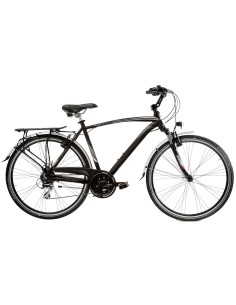 BICI UOMO CITY BIKE MISURA 28 LINEA ZEFIRO BICICLETTA ACERA 24V FORCELLA IDRAULICA TELAIO ALLUMINIO ZFR24VSF LUCI A LED