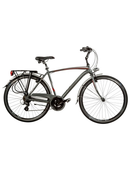 BICI CITY BIKE 28 ZEFIRO UOMO 21V ALLUMINIO