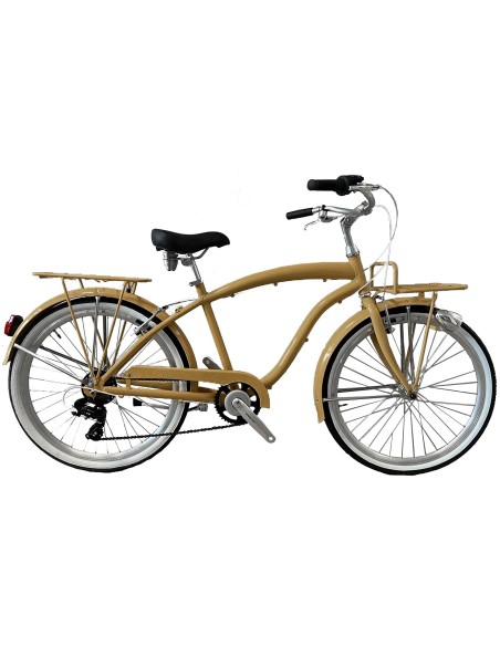 BICI BEACH CRUISER 26 UOMO 7V ALLUMINIO