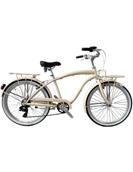 BICI BEACH CRUISER 26 UOMO 7V ALLUMINIO