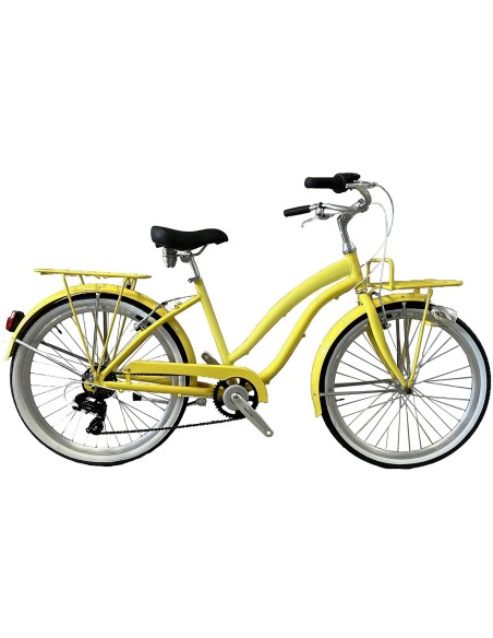 BICI BEACH CRUISER 26 DONNA 7V ALLUMINIO