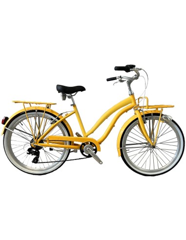 BICI BEACH CRUISER 26 DONNA 7V ALLUMINIO