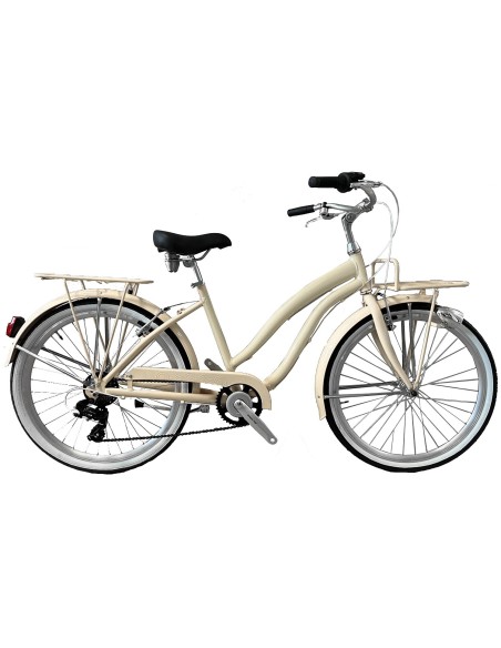 BICI BEACH CRUISER 26 DONNA 7V ALLUMINIO