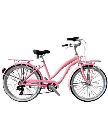 BICI BEACH CRUISER 26 DONNA 7V ALLUMINIO