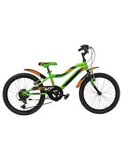 BICI BIMBO MTB MISURA 20 MOUNTAIN BIKE BAMBINO MODELLO VORTEX VX20CC 6V CON CAMBIO E PARAFANGHI