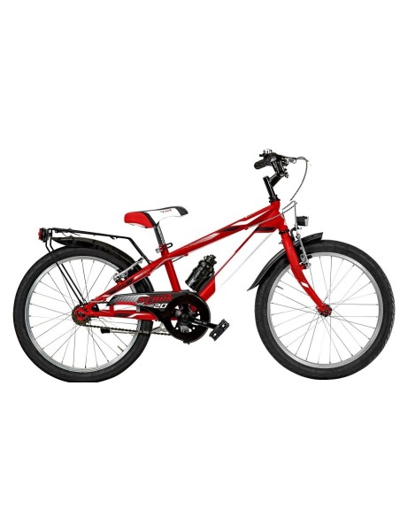 BICI BIMBO MTB MISURA 20 MOUNTAIN BIKE BAMBINO MODELLO STARK SR20SC 1V COMPLETA DI ACCESSORI