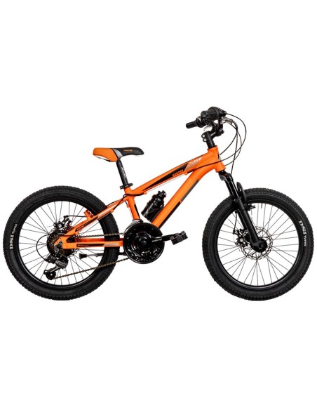 BICI MOUNTAIN BIKE 20 KUSTER 18V FORCELLA AMMORTIZZATA FRENI A DISCO MECCANICO