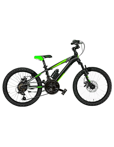 BICI MOUNTAIN BIKE 20 KUSTER 18V FORCELLA AMMORTIZZATA FRENI A DISCO MECCANICO