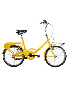 BICI LINEA CANTIERE MISURA 20 BICICLETTA SENZA CAMBIO 1V CON GOMME ANTIFORO COMPLETA DI ACCESSORI CON LUCI A LED