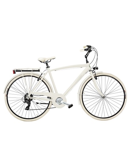 BICI COTTAGE 28 UOMO 6V ALLUMINIO FINITURE PANNA