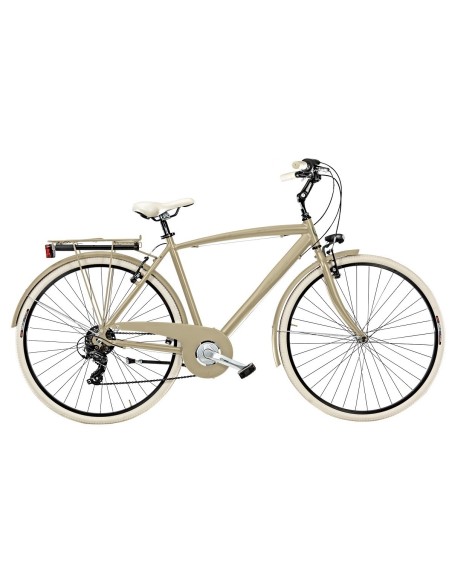 BICI COTTAGE 28 UOMO 6V ALLUMINIO FINITURE PANNA