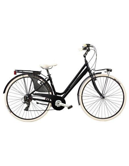 BICI COTTAGE 28 DONNA 6V ALLUMINIO FINITURE PANNA