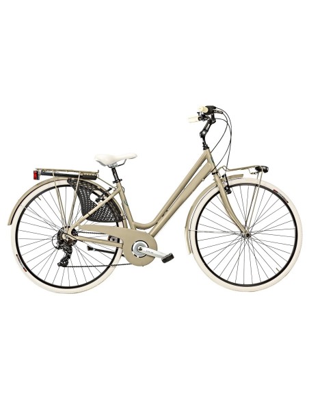 BICI COTTAGE 28 DONNA 6V ALLUMINIO FINITURE PANNA