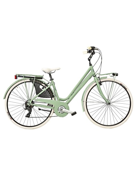 BICI COTTAGE 28 DONNA 6V ALLUMINIO FINITURE PANNA