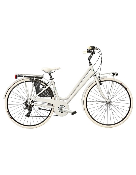 BICI COTTAGE 28 DONNA 6V ALLUMINIO FINITURE PANNA