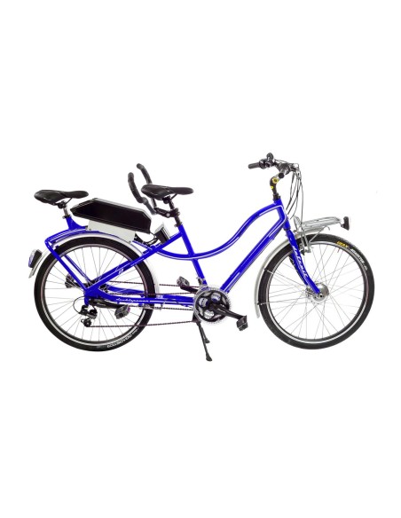 BICI E-BIKE TANDEM BIBICI 26 21V ANSMANN 36V-11,6AH MOTORE ANT.