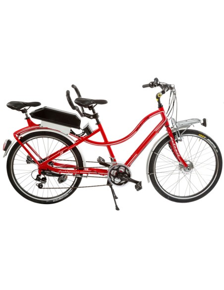 BICI E-BIKE TANDEM BIBICI 26 21V ANSMANN 36V-11,6AH MOTORE ANT.