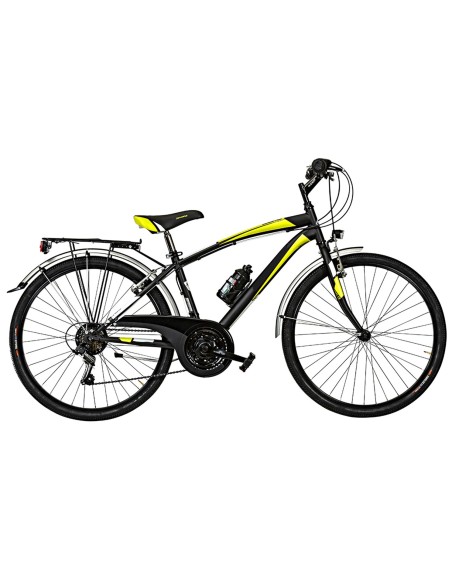 BICI DA UOMO MOUNTAIN BIKE MISURA 26 BICICLETTA MTB NEVADA NV26C CAMBIO 18V COMPLETA DI ACCESSORI