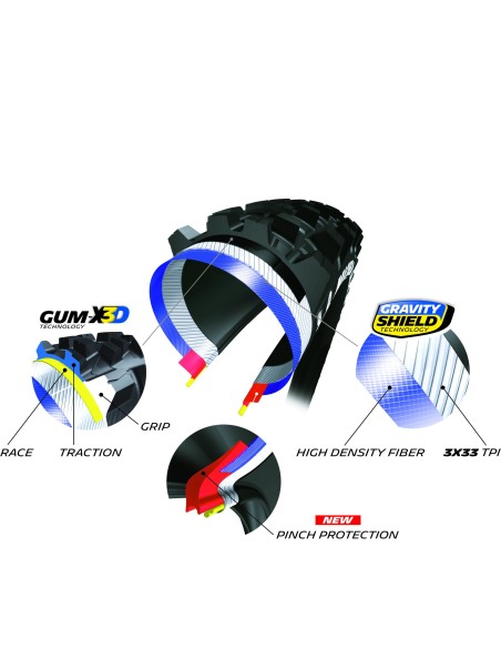 COP.M 27.5x2.80 (71-584) WILD ENDURO REAR GUM-X T