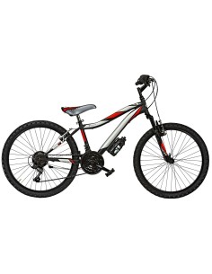 BICI DA RAGAZZO MOUNTAIN BIKE 24 MTB VORTEX BICICLETTA VX24SF CON FORCELLA AMMORTIZZATA E CAMBIO 18V 2