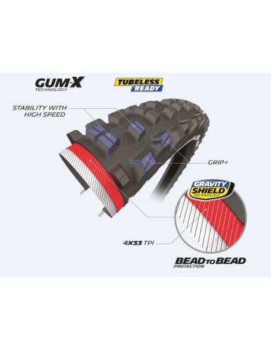 COP.M 27.5x2.40 (61-584) DH34 BIKE PARK MAGI-X TLR