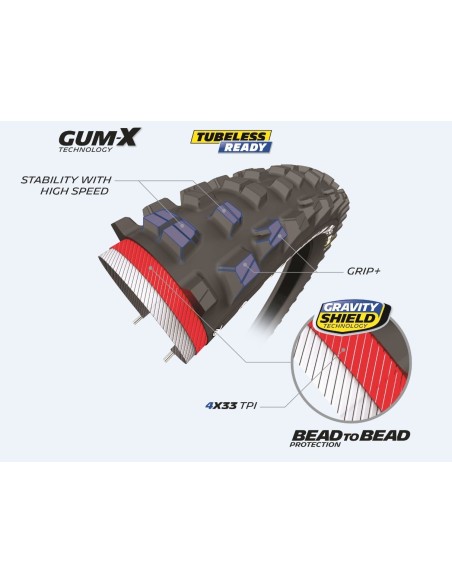 COP.M 27.5x2.40 (61-584) DH34 BIKE PARK MAGI-X TLR