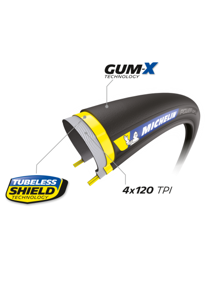 COP.M 700x28 (28-622) POWER CUP TLR NERO PIEG.