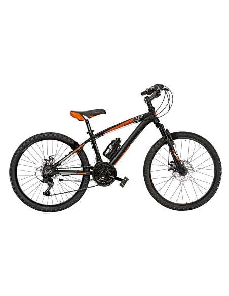 BICI MOUNTAIN BIKE 24 KUSTER 18V FORCELLA AMMORTIZZATA FRENI A DISCO MECCANICO