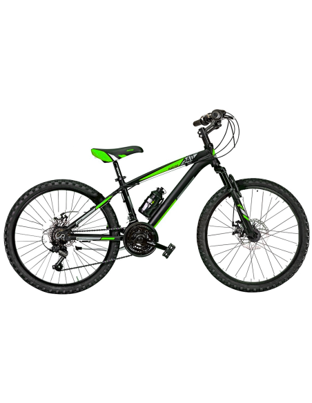 BICI MOUNTAIN BIKE 24 KUSTER 18V FORCELLA AMMORTIZZATA FRENI A DISCO MECCANICO